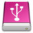 粉红的USB驱动器 Drive Pink USB